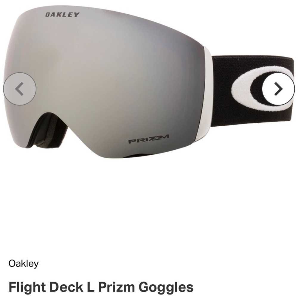 oakley flight deck l prizm ski goggles